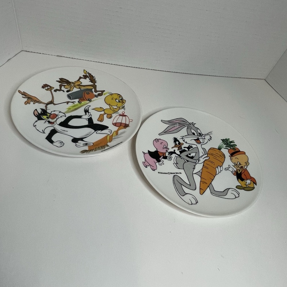 Looney Tunes Melamine Plate Warner Bros. Tweety Sylvester WE Coyote Road Runner